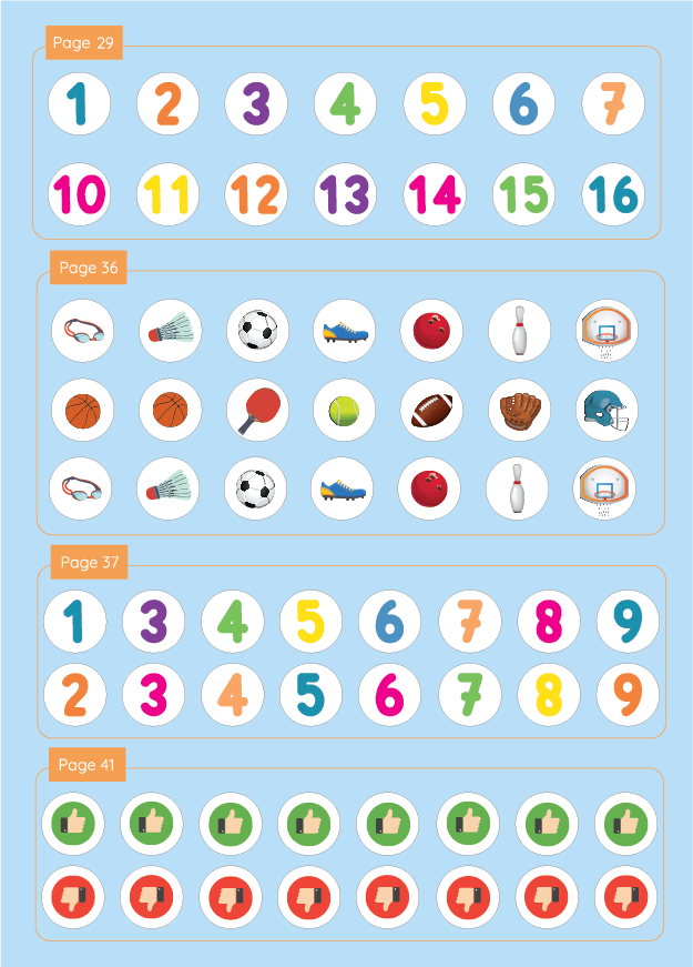 Augmented Reality Activity Sticker for Human Body Book - Planetary Book Series - Brainsteam Education