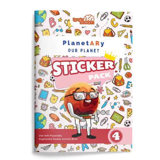 Augmented Reality Activity Sticker for Our Planet Book - Planetary Book Series - Brainsteam Education