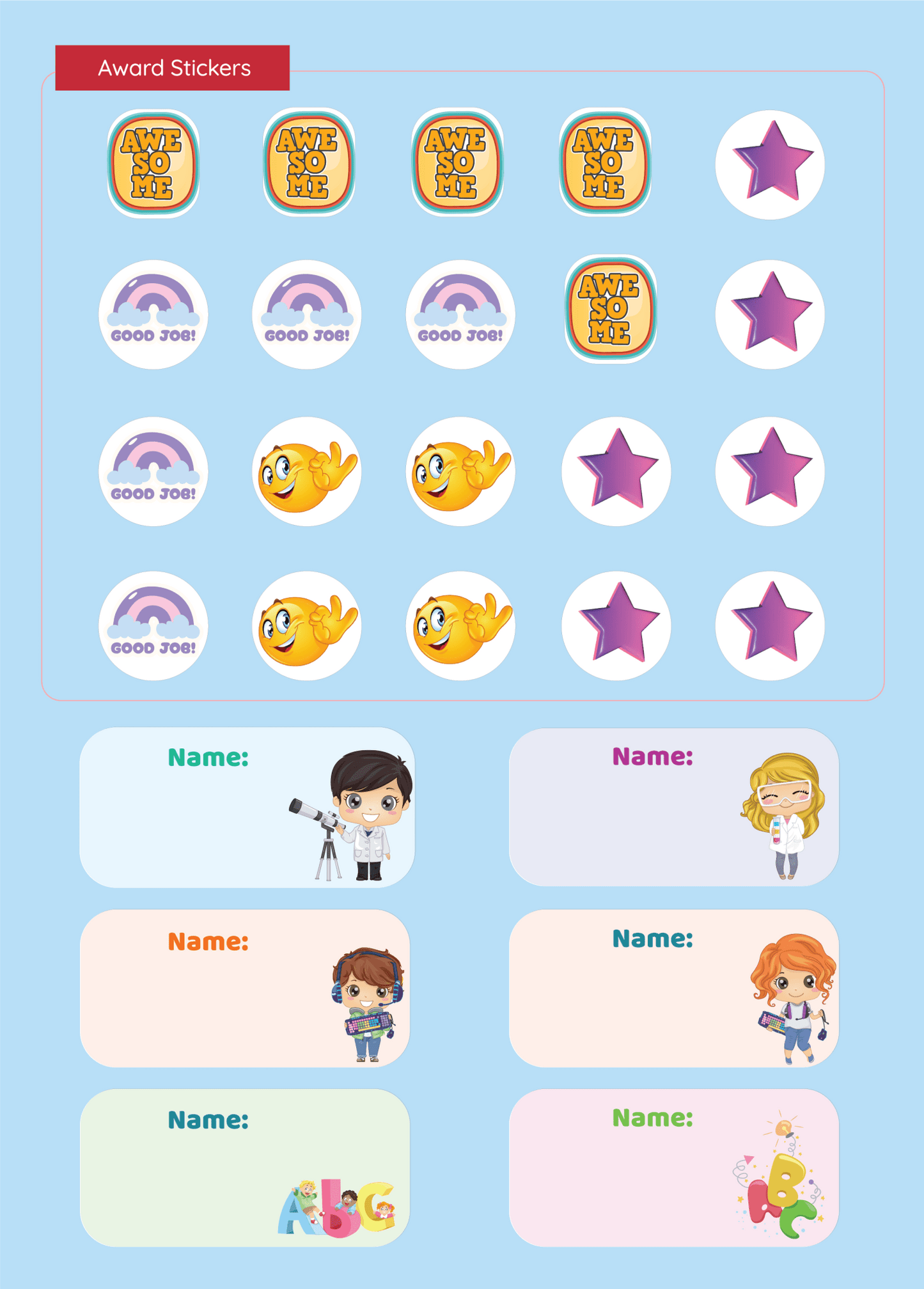 Augmented Reality Activity Sticker for Our Planet Book - Planetary Book Series - Brainsteam Education