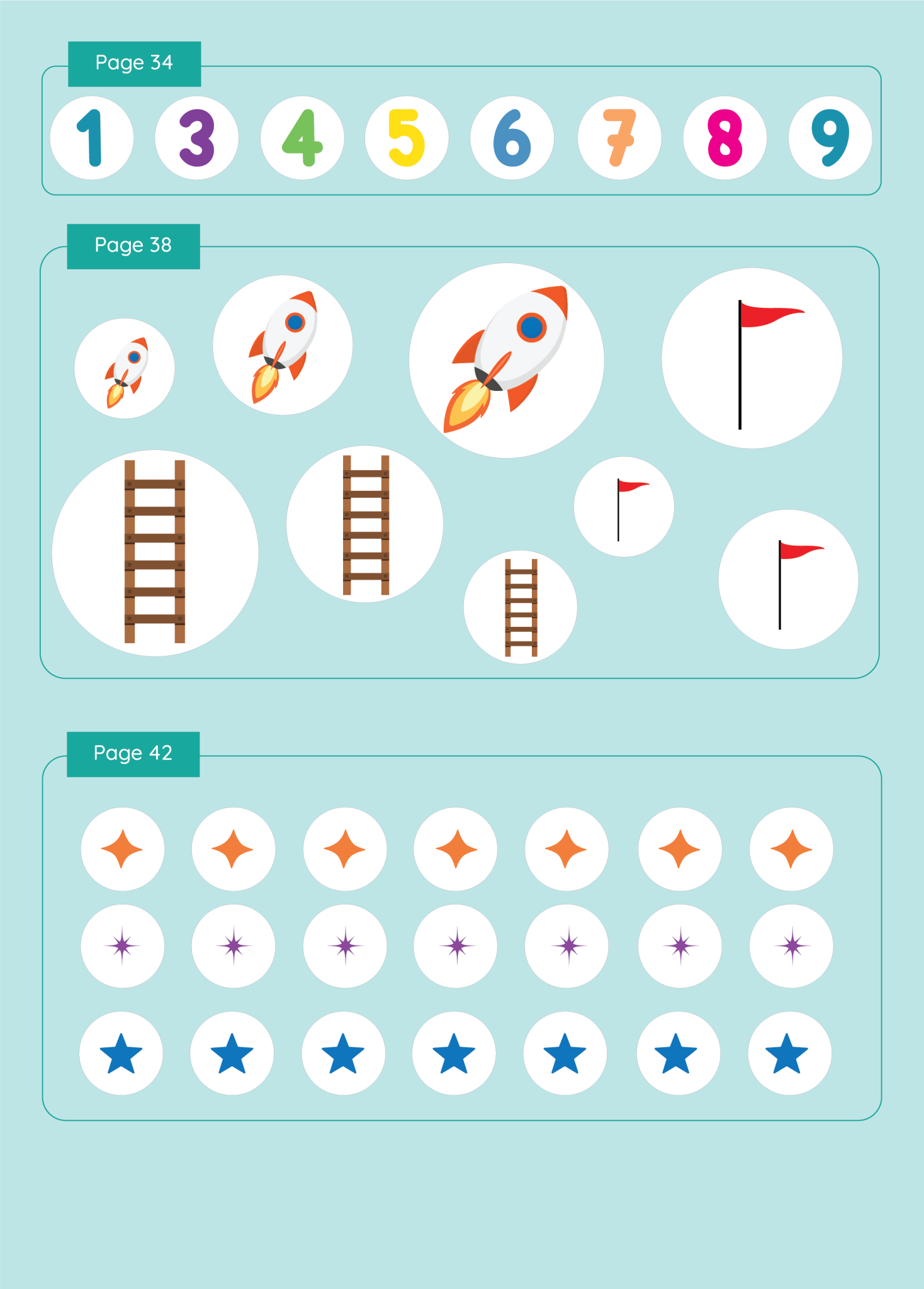 Augmented Reality Activity Sticker for Solar System Book - Planetary Book Series - Brainsteam Education