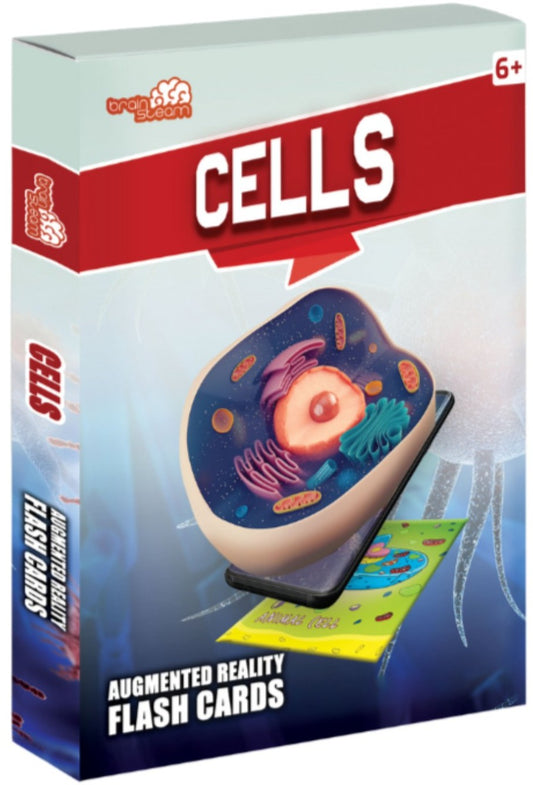 Cell Flash Cards - 4D Augmented Reality Flash Cards - Bold Pack - Brainsteam Education