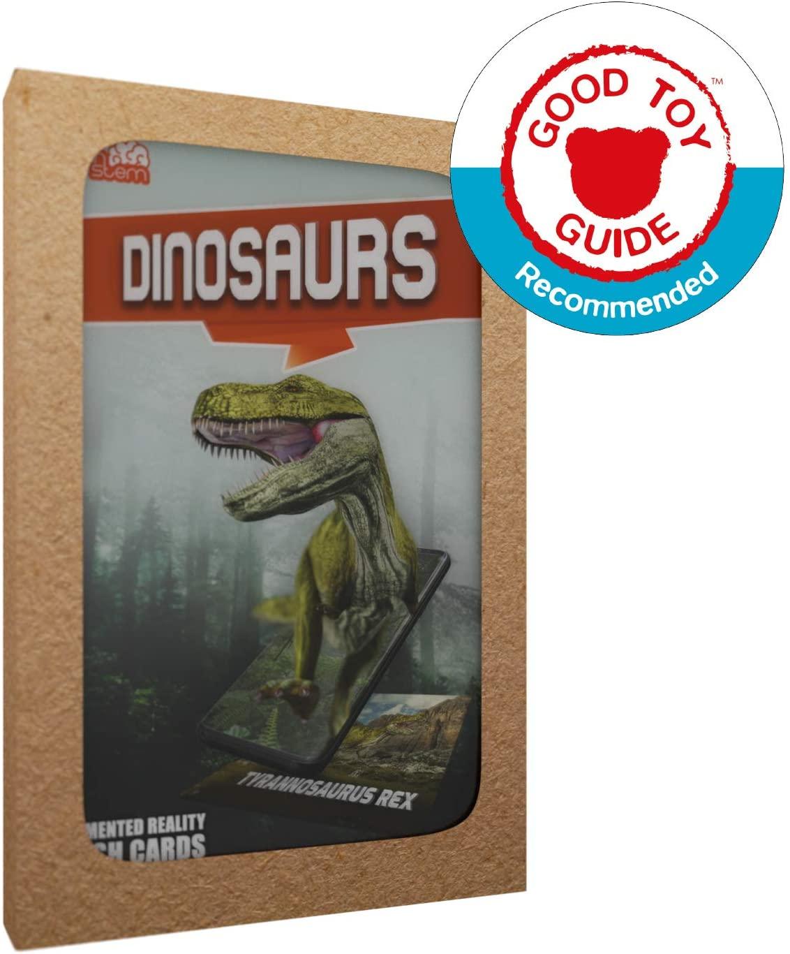 Dinosaur Flash Cards - 4D Augmented Reality Flash Cards - Bold Pack - Brainsteam Education