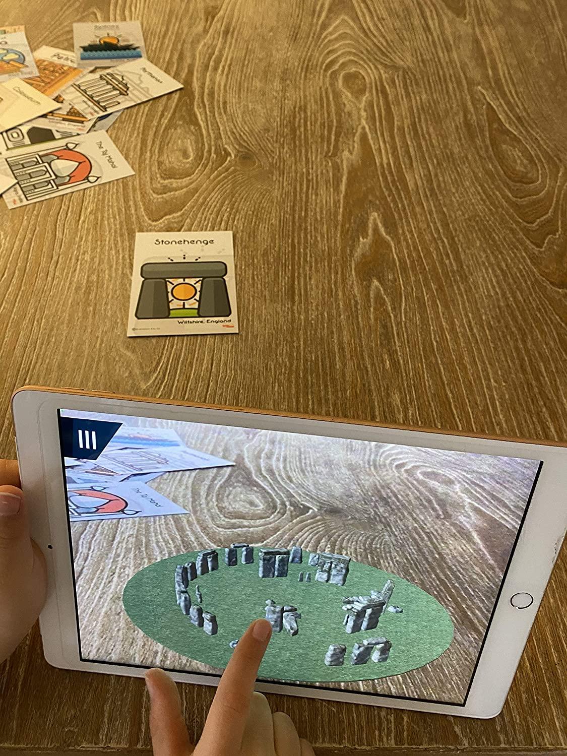 Landmark Flash Cards - 4D Augmented Reality Flash Cards - Bold Pack - Brainsteam Education