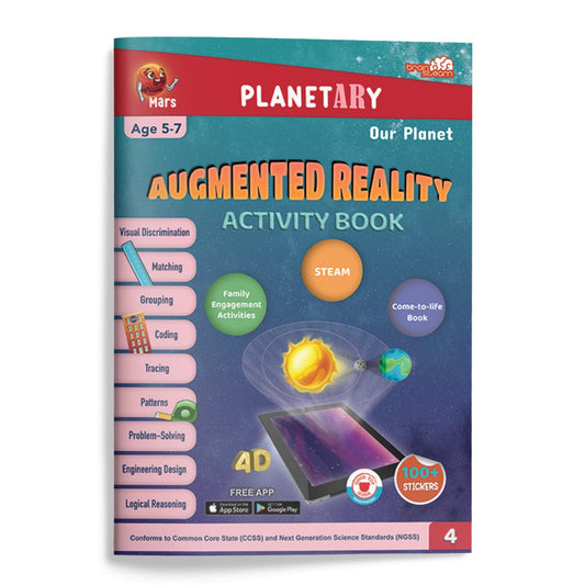 Augmented Reality Activity Book : Our Planet Paperback - Brainsteam Education