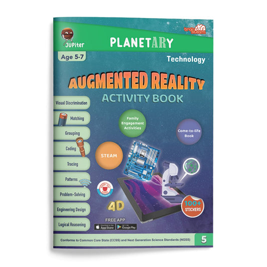 Augmented Reality Activity Book : Technology Paperback - Brainsteam Education