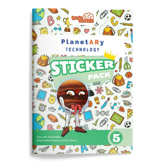 Augmented Reality Activity Sticker for Technology Book - Planetary Book Series - Brainsteam Education