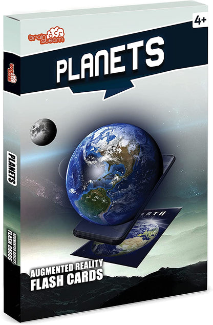 Planet Flash Cards - 4D Augmented Reality Flash Cards - Bold Pack - Brainsteam Education
